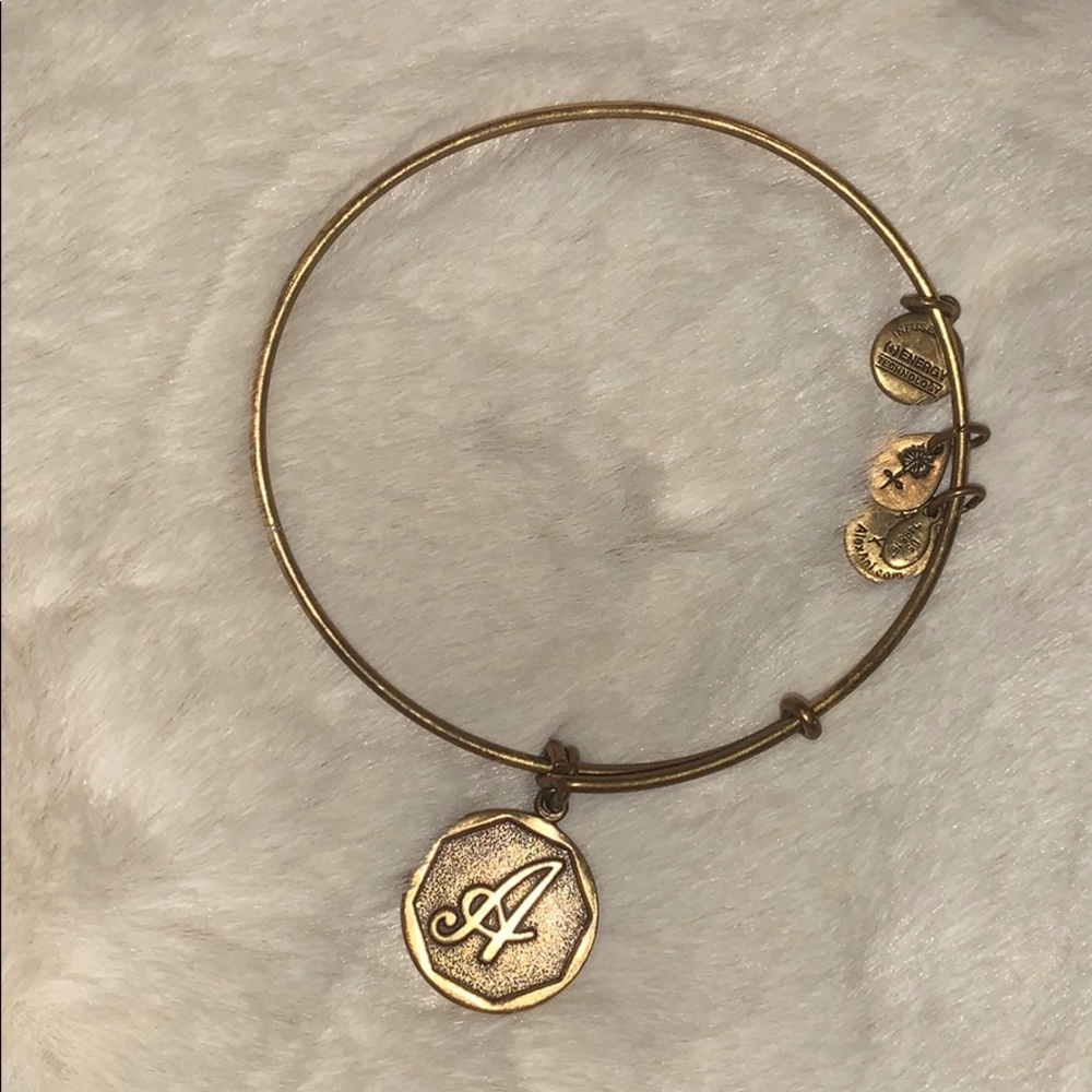 Alex and Ani (A) bracelet GOLD